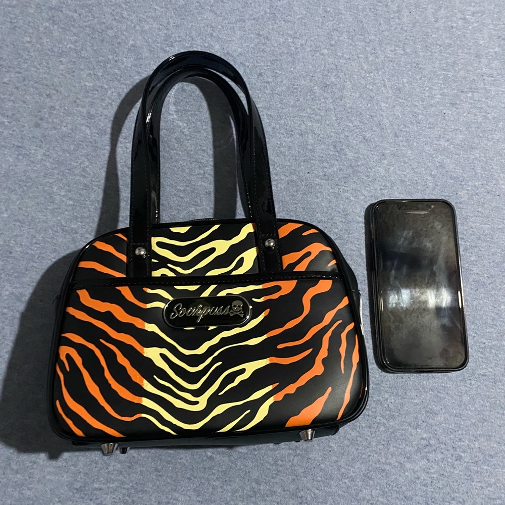 NWOT SOURPUSS JUNGLE PRINCESS MINI BOWLER PURSE